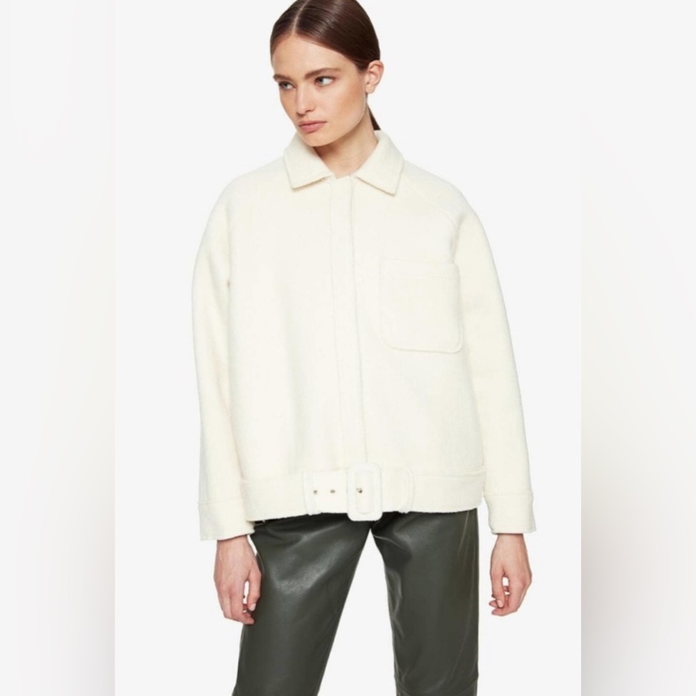 Anime Bing Jaden Belted Wool Jacket